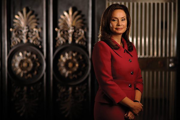 WASHINGTON, DC - AUGUST 30: Treasurer of the United States, Rosa G. Rios poses for a portrait within the U.S. Treasury Building on Thursday August 30, 2012 in Washington, DC. (Photo by Matt McClain for The Washington Post via Getty Images)