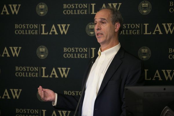 Photo/Reba Saldanha Rapport Center for Law and Public Policy symposium on environmental law at at Boston College School November 2, 2017