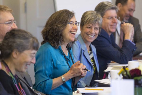 A round table conversation regarding higher education endowment, taking place on the second day of BC Law School's Philanthropy conference.
BC Law Professor Ray Madoff.
