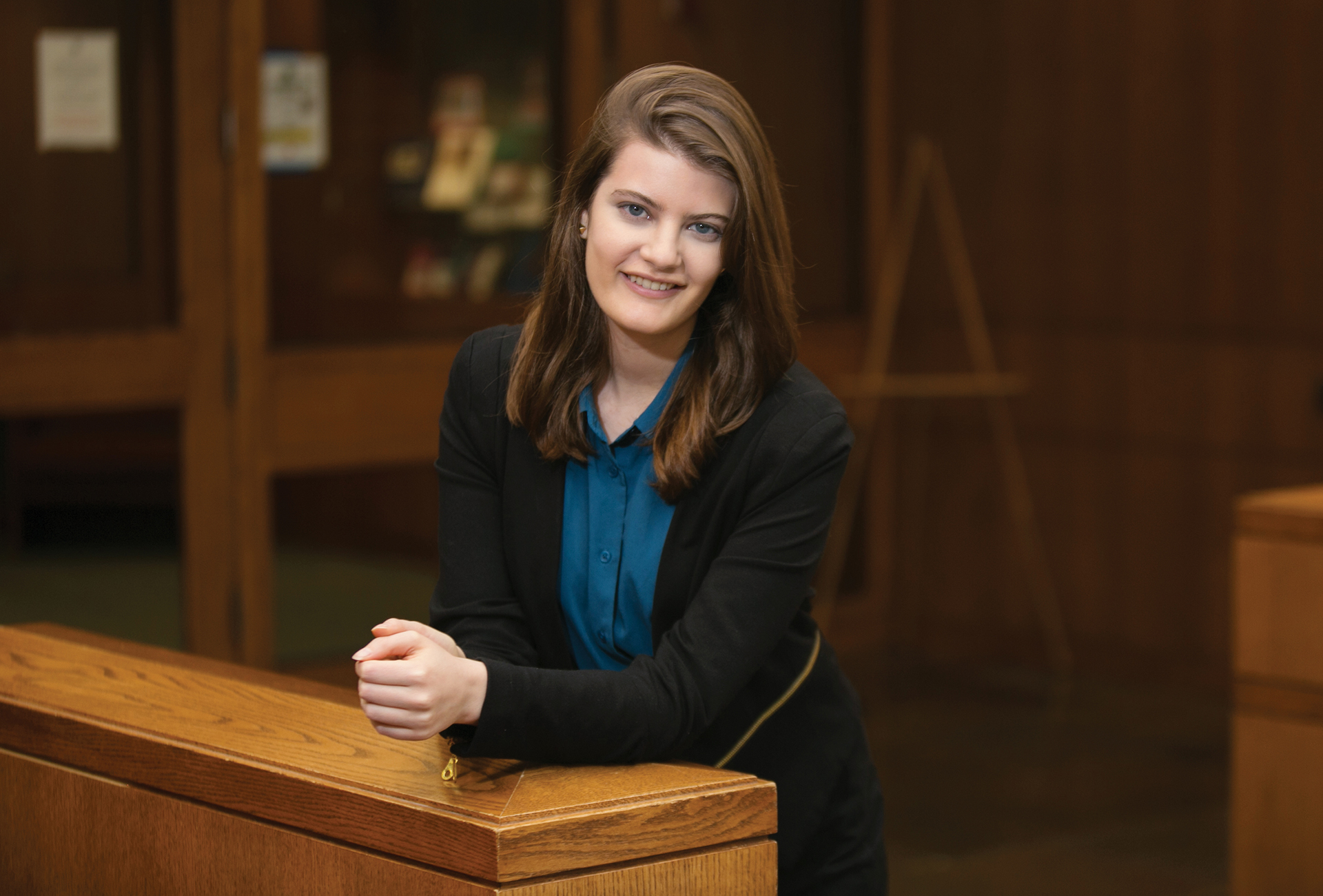 Abigail Rosenfeld ’21, the first recipient of the Lawrence A. Adelman ’78 Scholarship