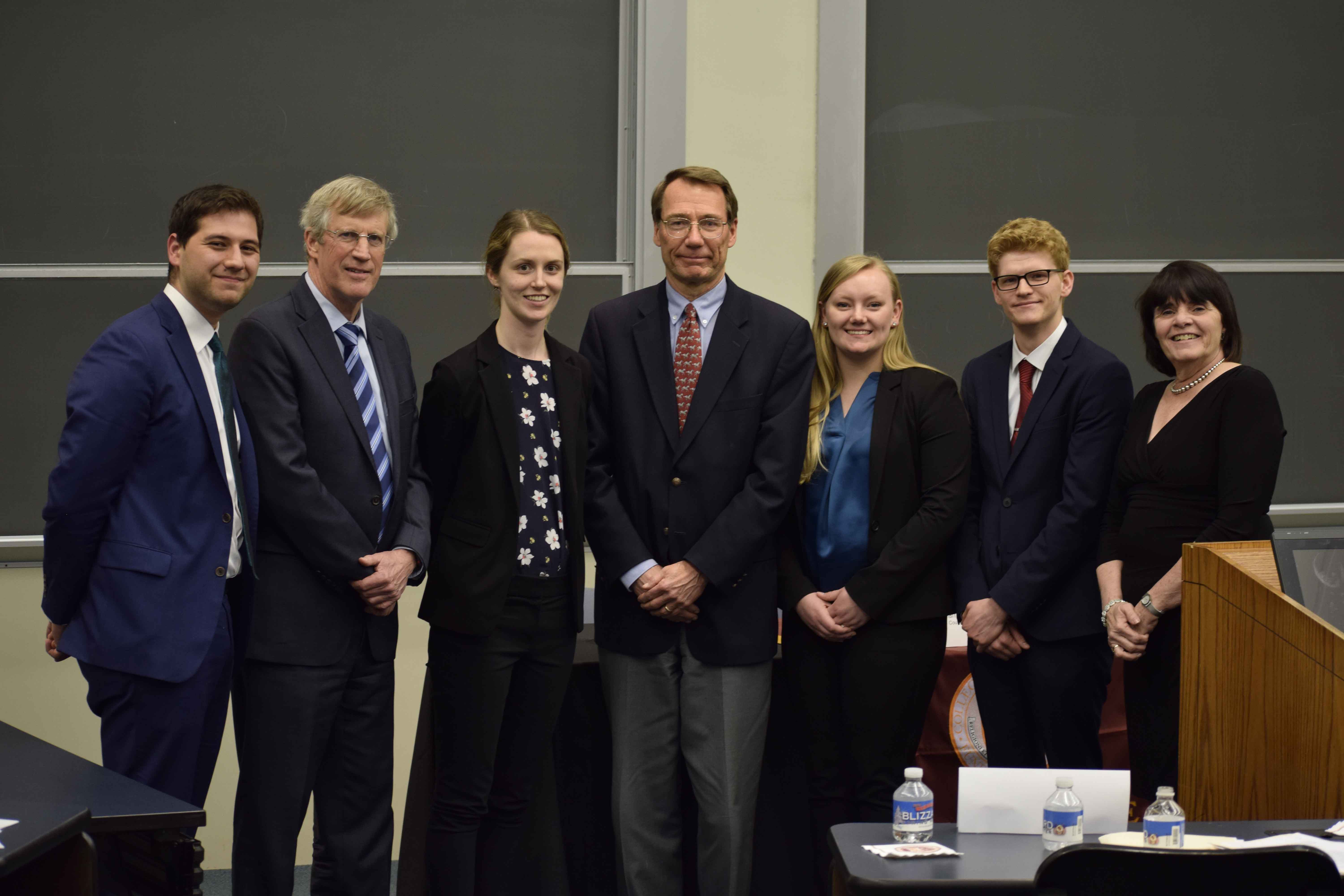 Teddy Altman, Hon. Robert Cordy, Eliza Walker, Hon. James Bassett, Jenn Mason, and Anton Tikhomirov