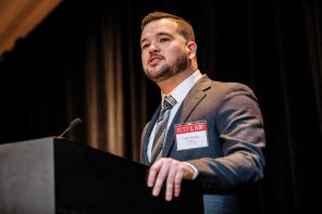 April 4, 2019 -- Boston College Law School's 2019 Law Scholarship Dinner, held at the Mandarin Oriental Hotel in Boston, MA. Photo by Caitlin Cunningham Photography.