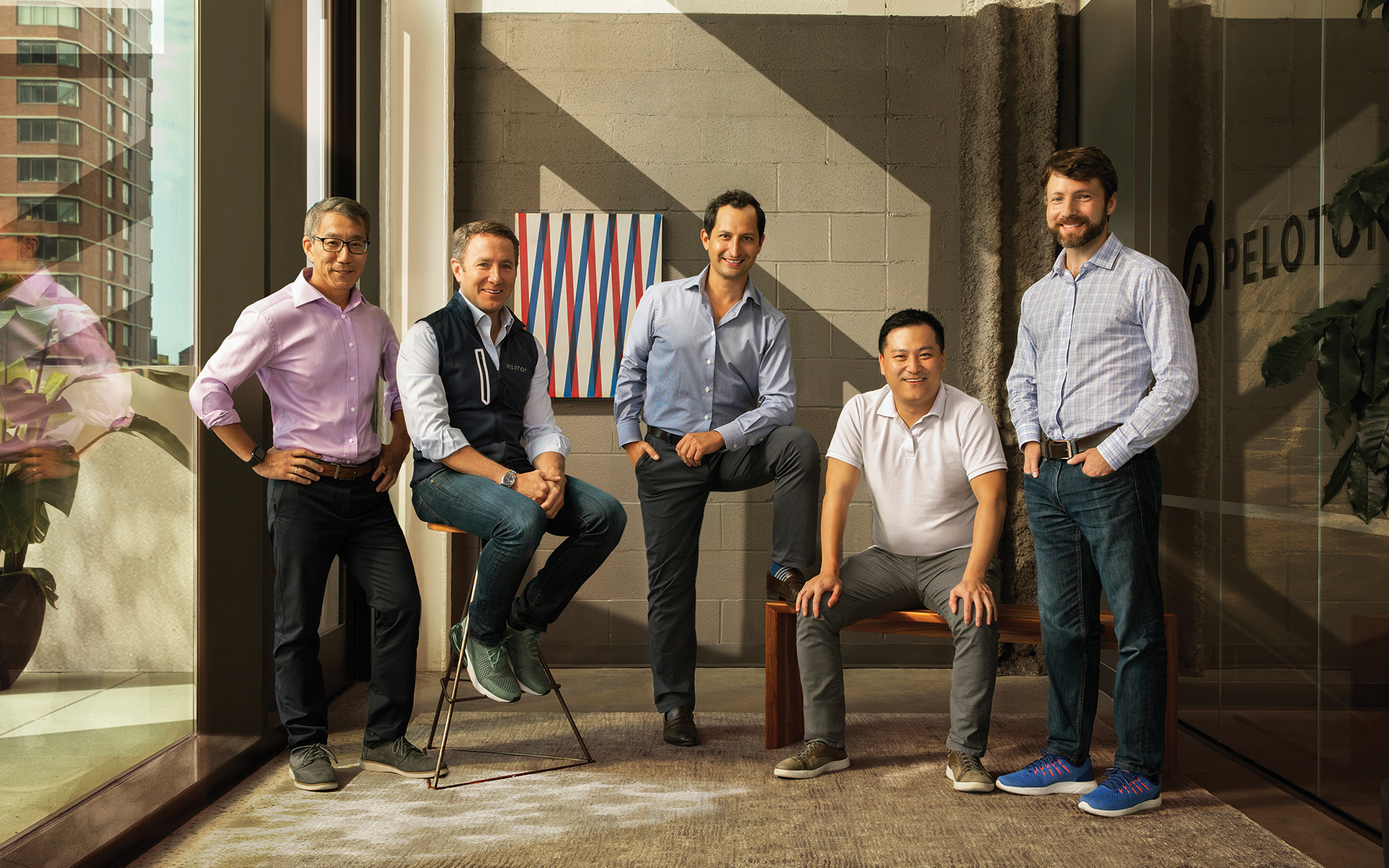 The team that started it all: Co-founders Hisao Kushi, CEO John Foley, COO Tom Cortese, CTO and CIO Yony Feng, and SVP Graham Stanton.