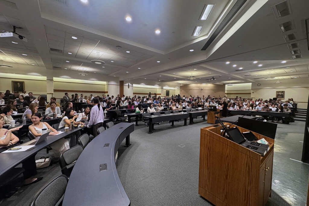 Class of 2027 in classroom