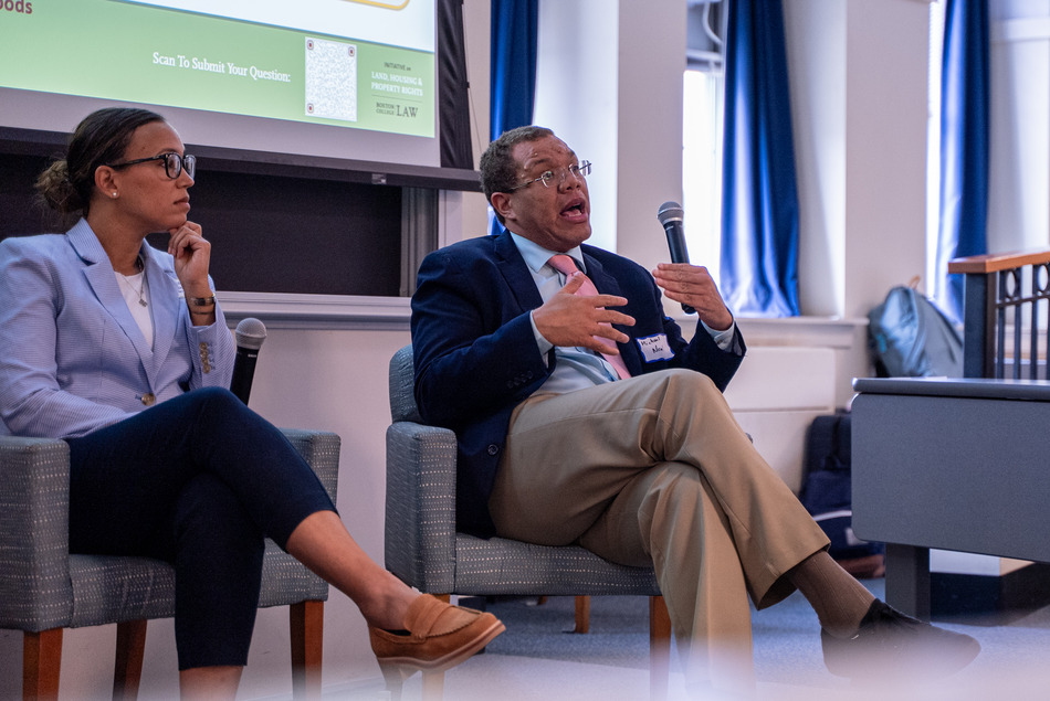 Ashley Williams Clark and Michael Neal, panelists