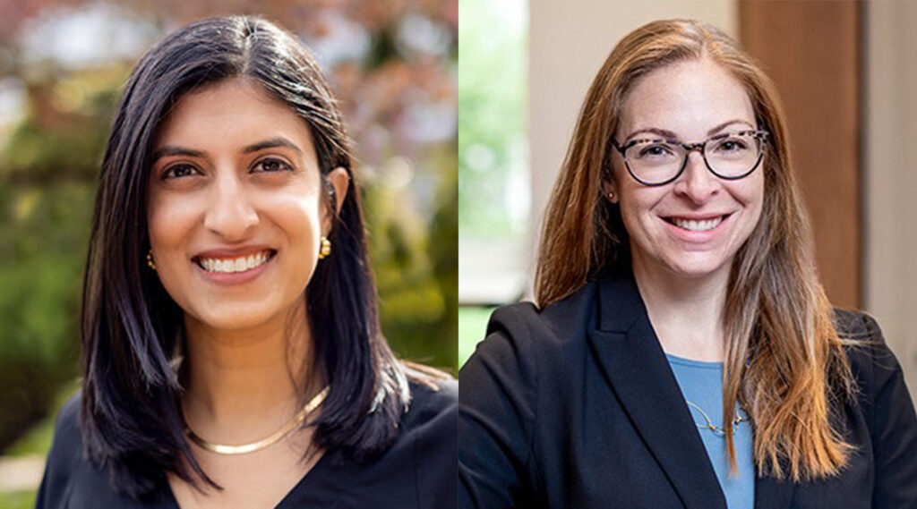 Reena Parikh and Cheryl Bratt